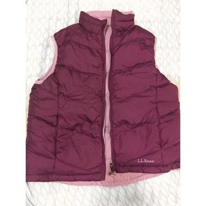 L.L. Bean reversible bubble vest